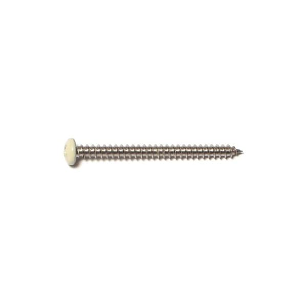 Midwest Fastener Sheet Metal Screw, #8 x 2 in, 18-8 Stainless Steel Pan Head Phillips Drive, 100 PK 05113 - main